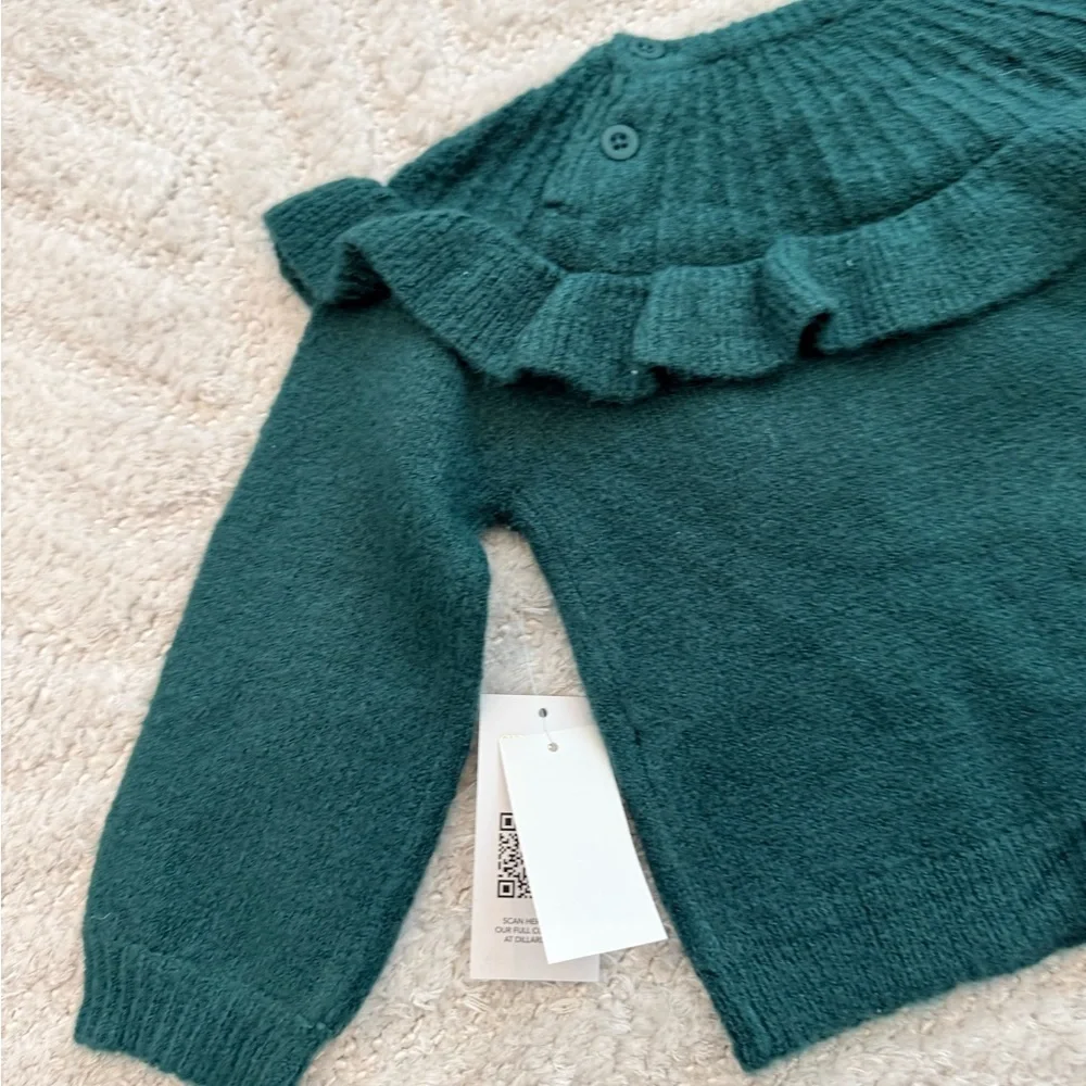 NWT - Toddler Girl Dark Green Soft Seater - Size 12 months - Picture 4 of 5
